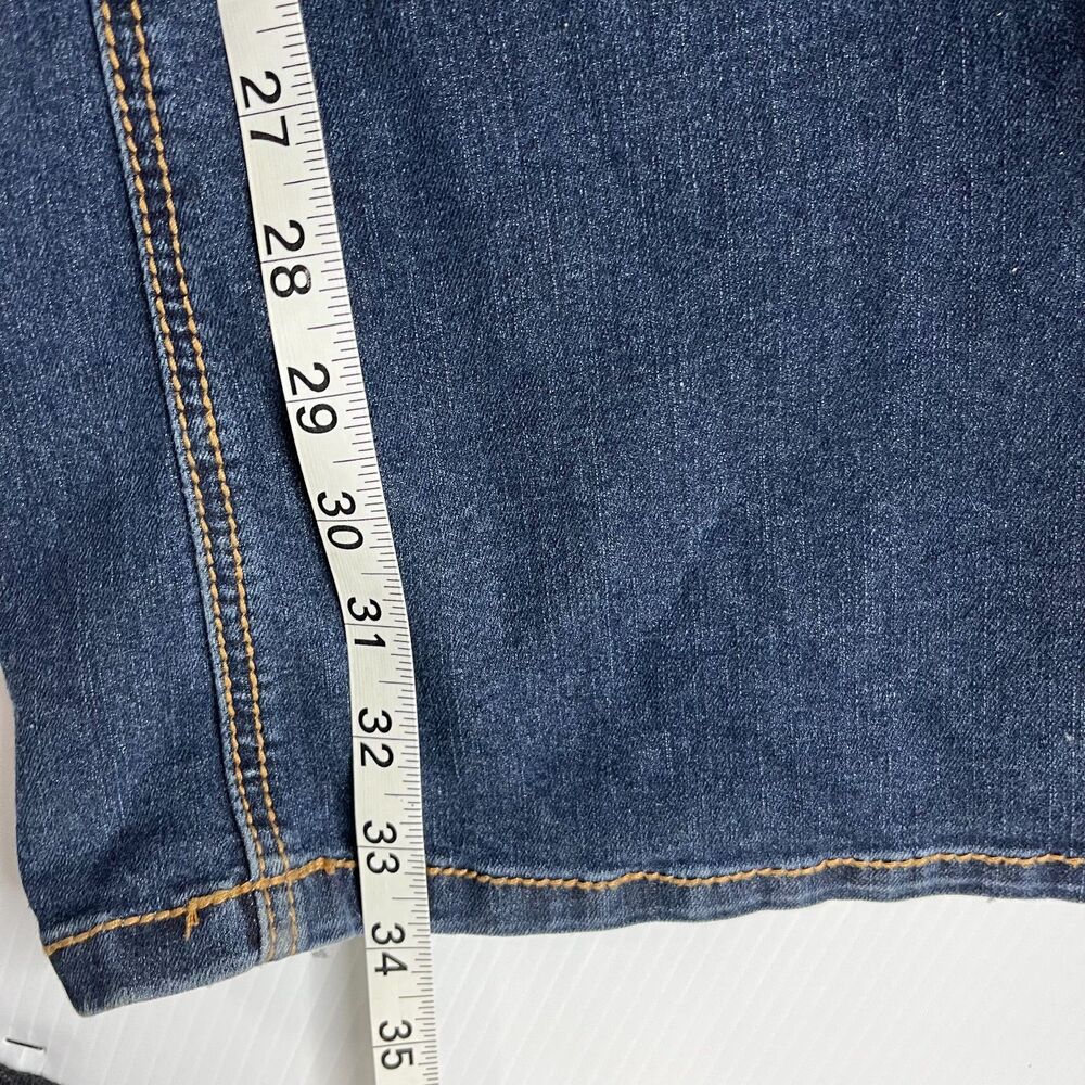 Torrid Luxe Slim Boot Jeans Womens Super Stretch Dark Wash Sz 10T Feel the Fit - Picture 7 of 9